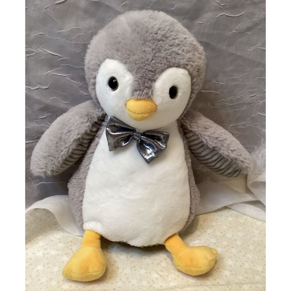 Scentsy Buddy Polar the Penguin Gray Plush Stuffed Toy So Smell /No Scent Packs